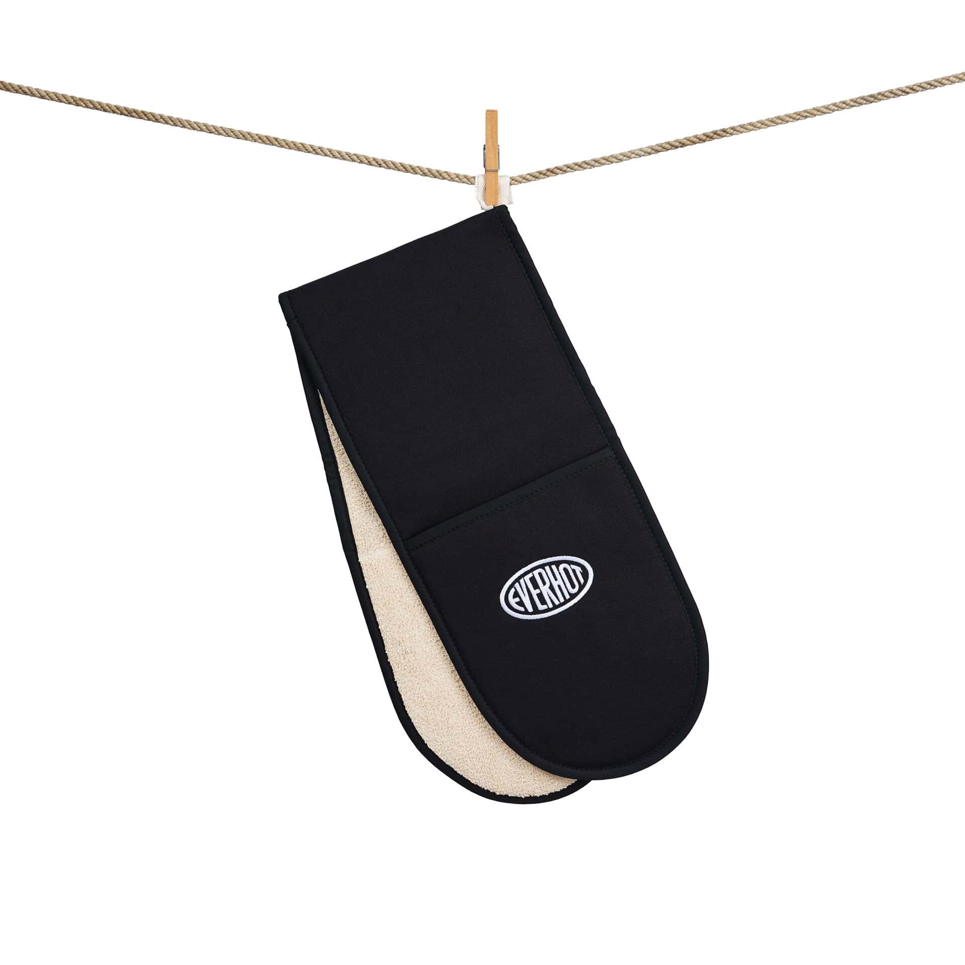 Everhot Double Oven Gloves - Black - Image 2