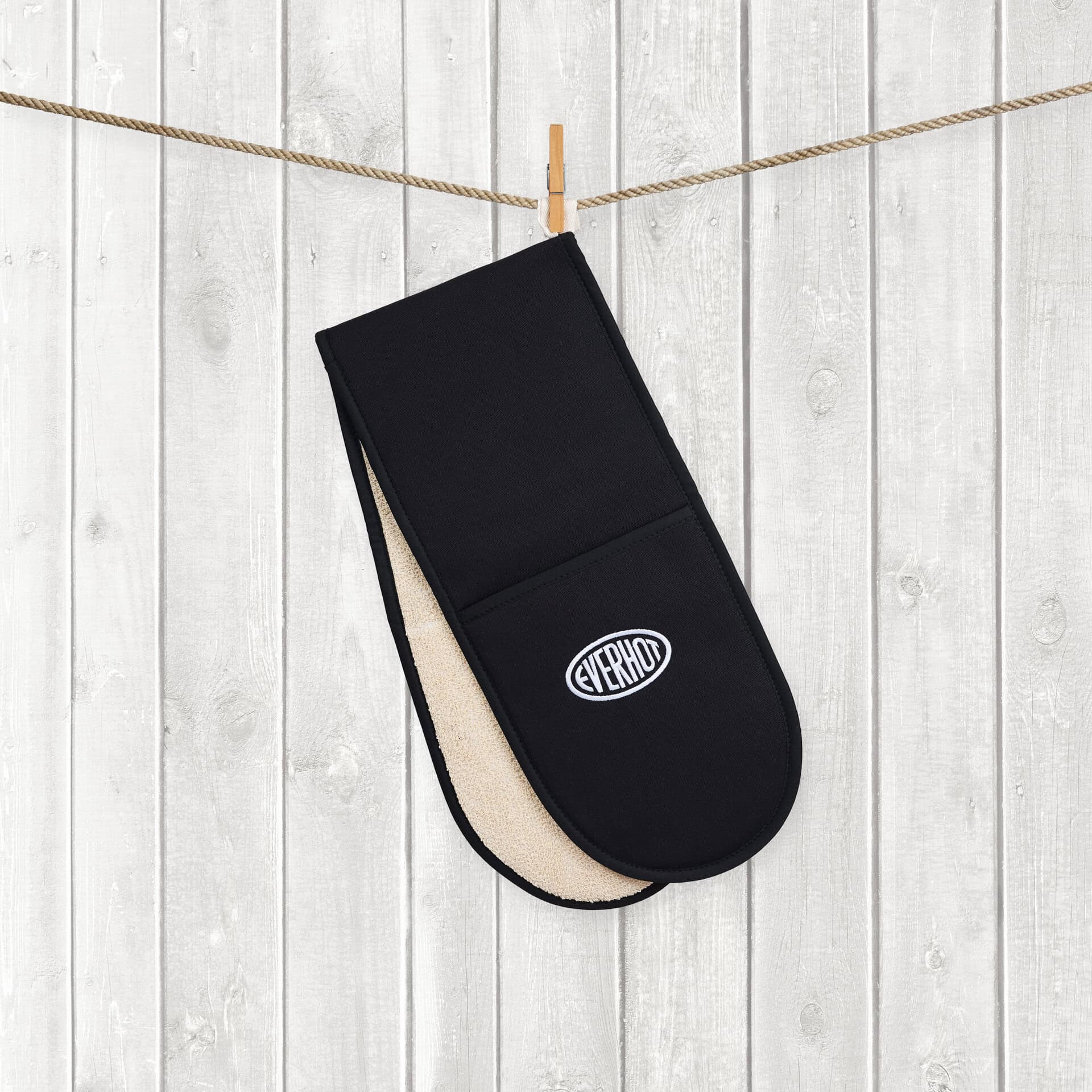 Everhot Double Oven Gloves - Black - Image 3