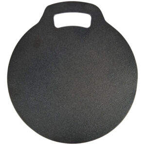 Seasoned Carbon Steel Baking Stone - 30cm - cutout from above